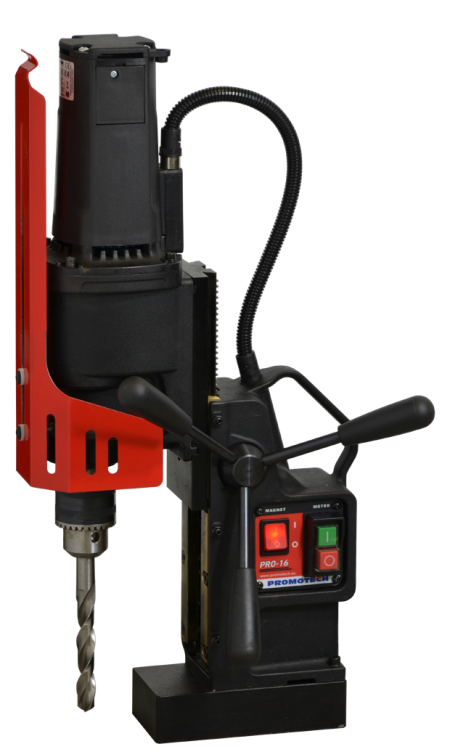 PRO-16 | Perforatore A Base Magnetica A 2 Velocità Per Punte Elicoidali