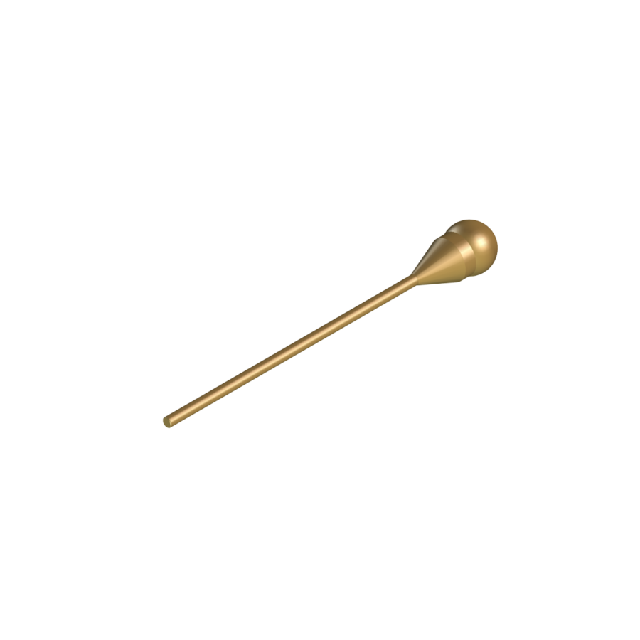 Sensor rod for with a ball tip