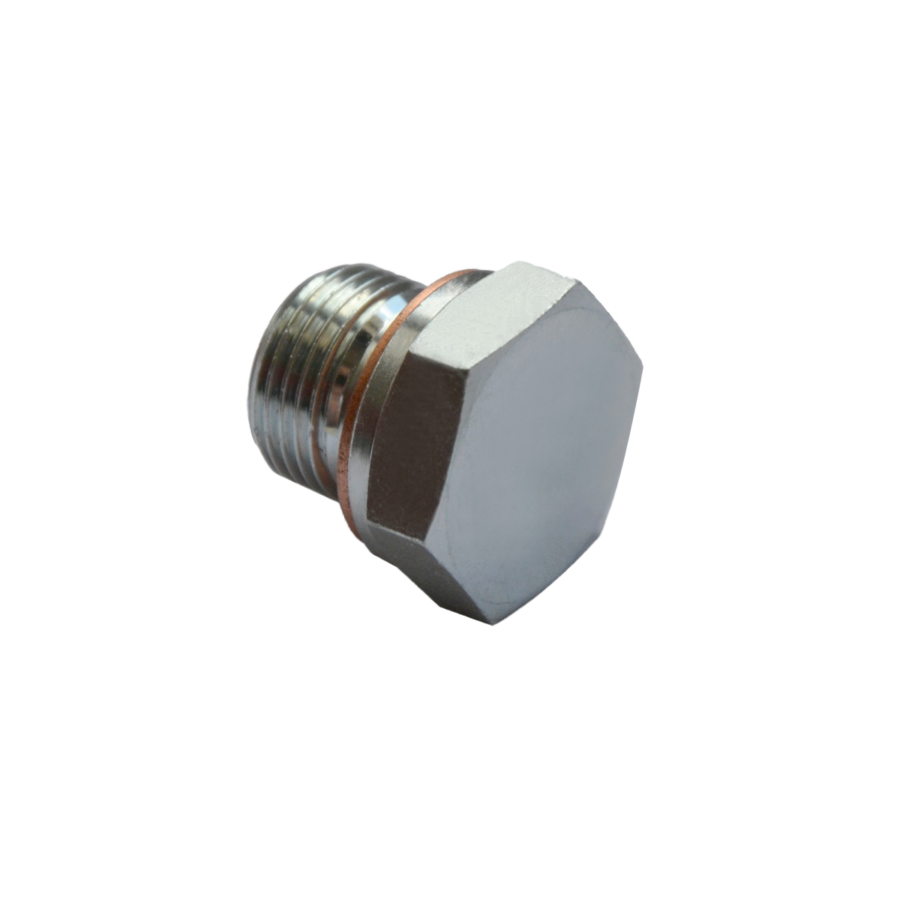 Threaded plug (for end vacuum unit)