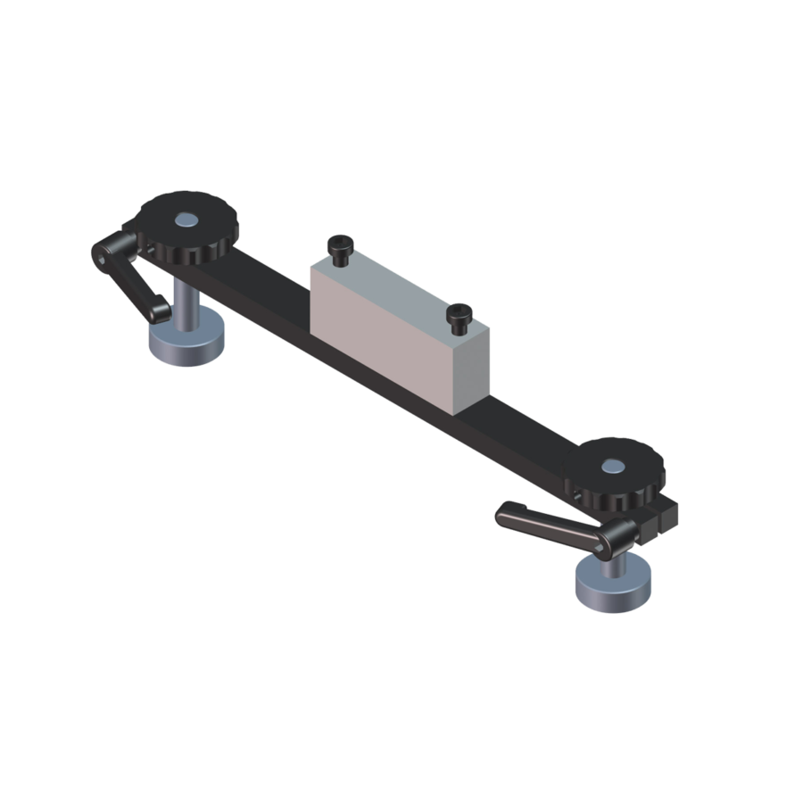 Ring track support with magnets