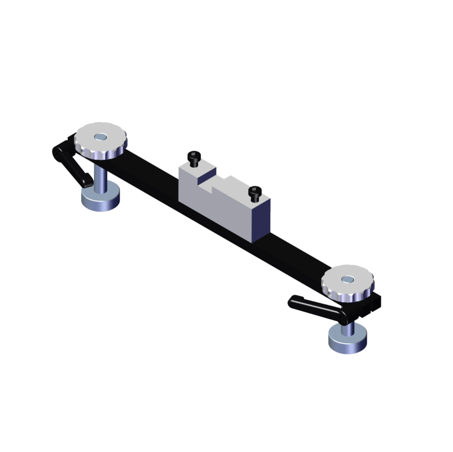 Ring track support with magnets