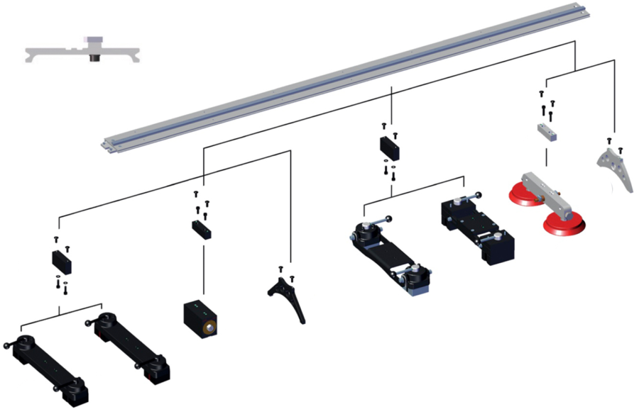 Semi-flexible tracks