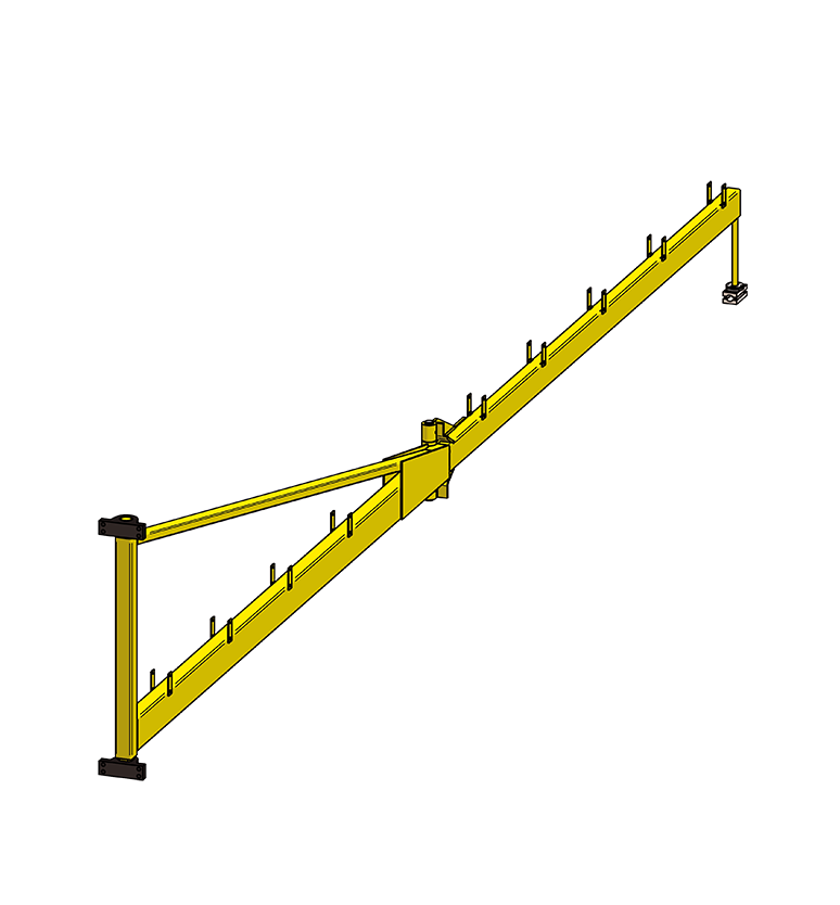 5816Hydraulic wire feeder boom