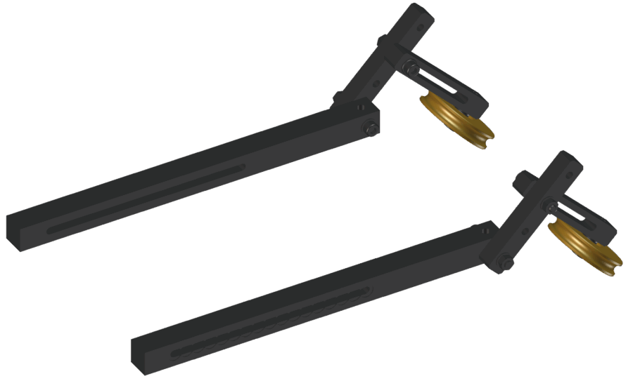 PRW-0466-42-00-00-1 Adjustable Guide Arms  (set of 2 pcs)