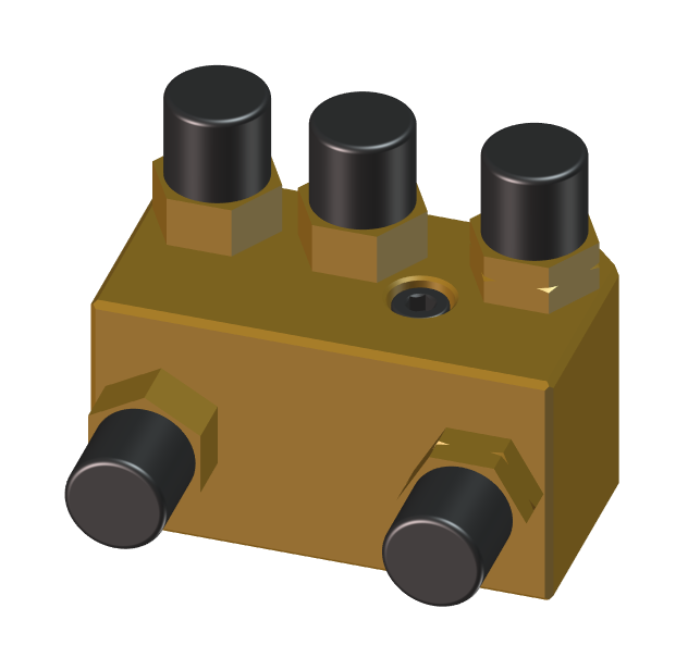 RZD-0475-67-00-00-0 Manifold 2×3 (14 inch)