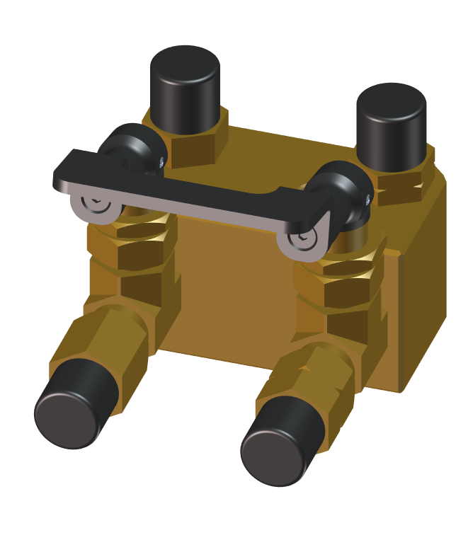 RZD-0475-70-00-00-0 Manifold 2×3 with cut-off valve (14 inch)