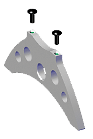 WSP-0541-11-02-00-0 Aluminum track support for Semi-flexible Track