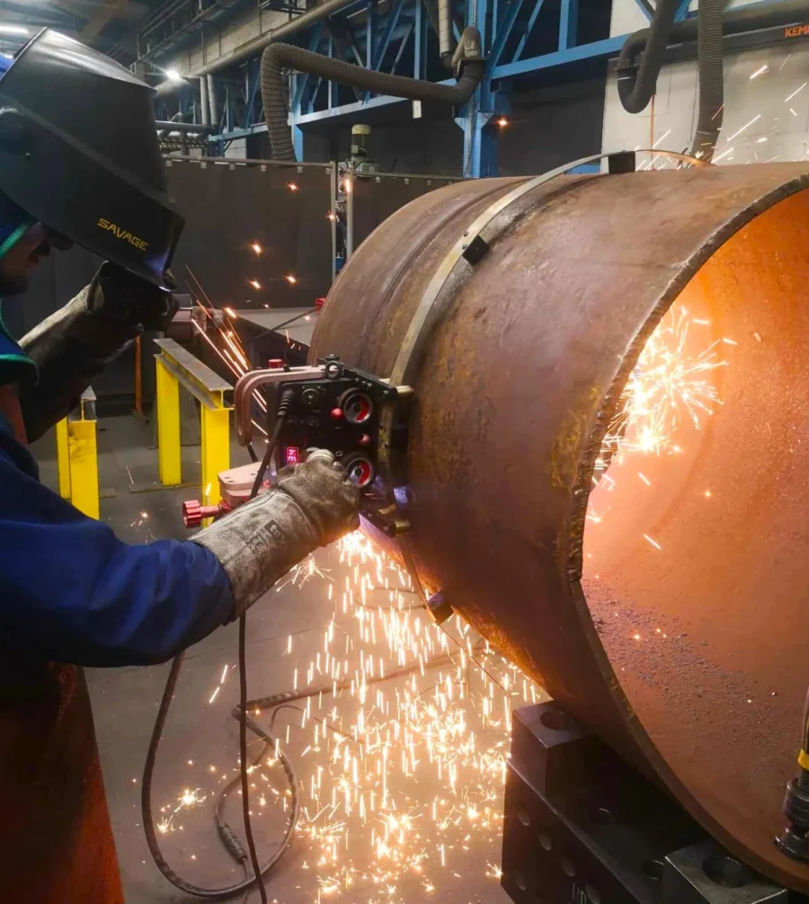 PROMOTECH GECKO plasma cutting large diameter steel pipe