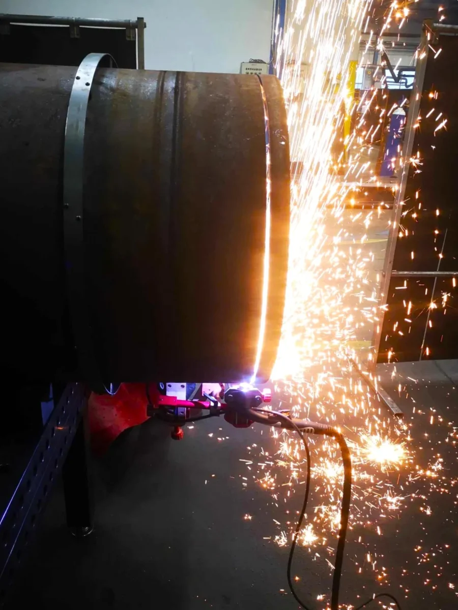 PROMOTECH GECKO plasma cutting large diameter steel pipe