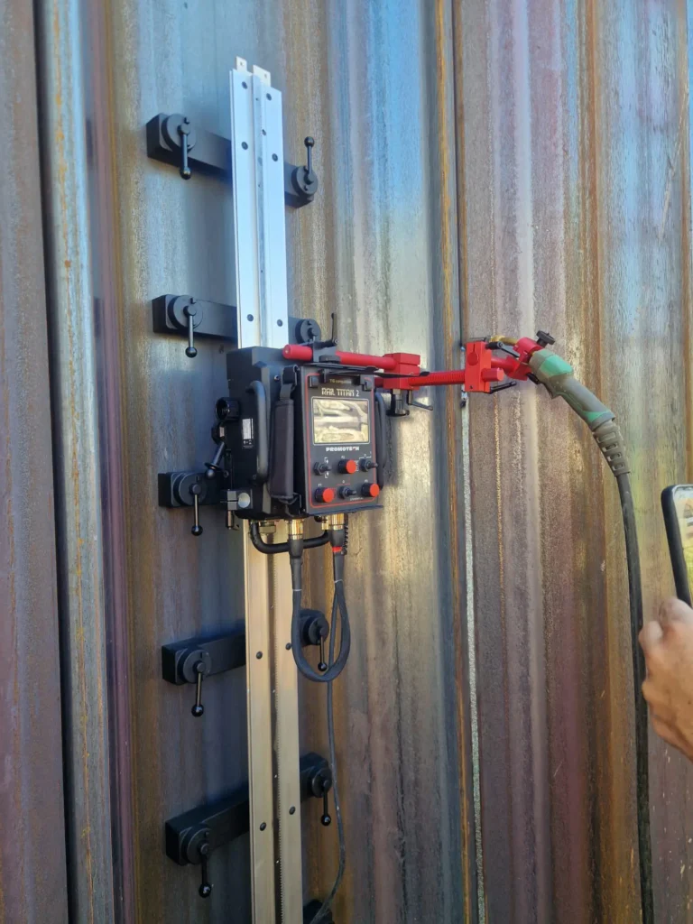 PROMOTECH RAIL TITAN 2 vertical welding