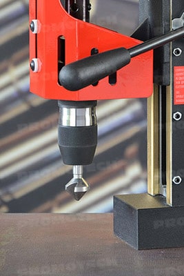 PRO-40-Practical-Mag-Drill-Magnetic-Base-Drilling-Machine-with-Drilling-Chuck-Adapter-Quick-Change-Drilling-Chuck-and-Reamer-2