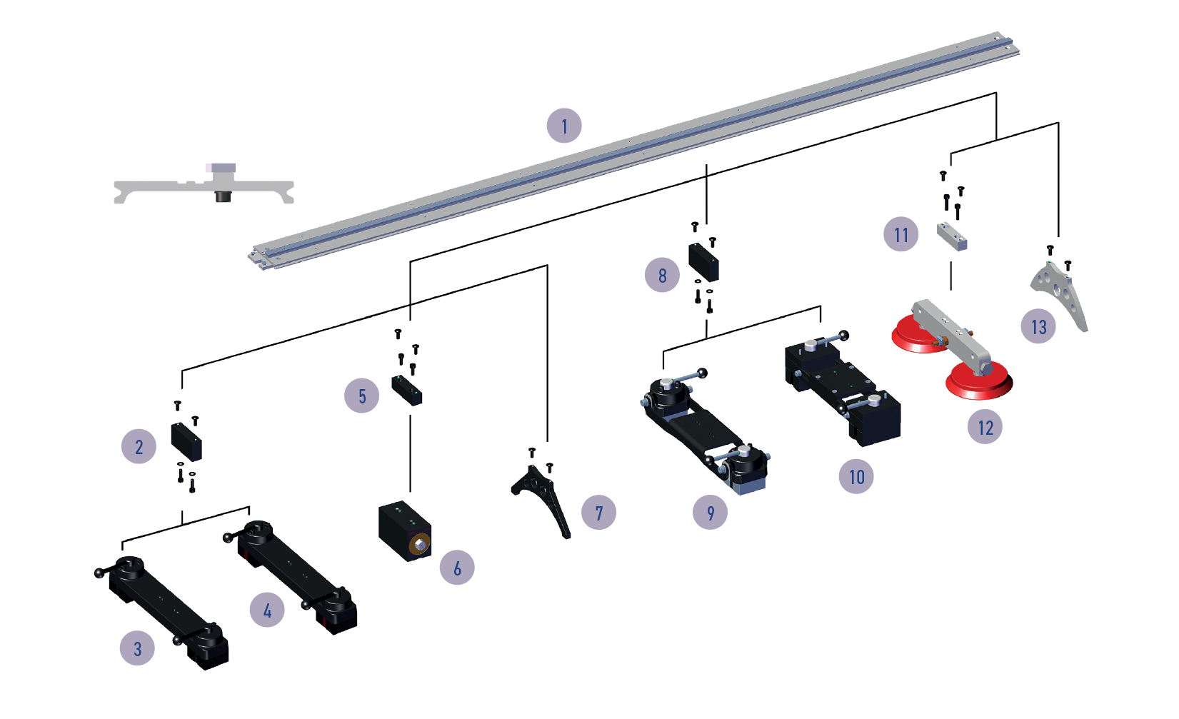 Rail Titan  Chariot Modulaire - PROMOTECH